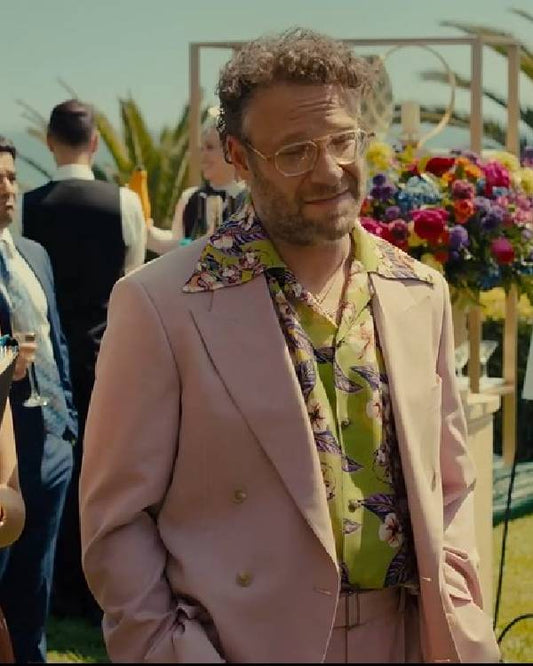 Platonic Seth Rogen Beige Blazer