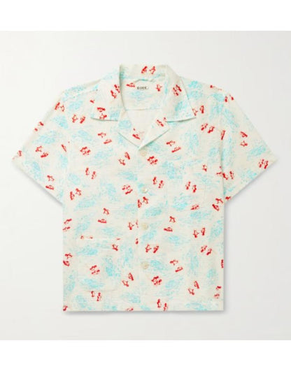 Platonic S02 Seth Rogen Skiing Penguins Print Shirt