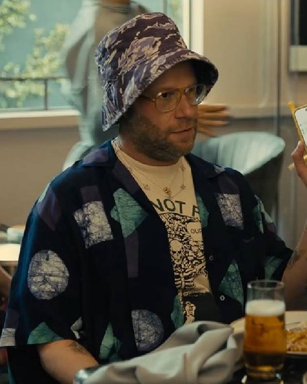 Platonic Seth Rogen Blue Shirt