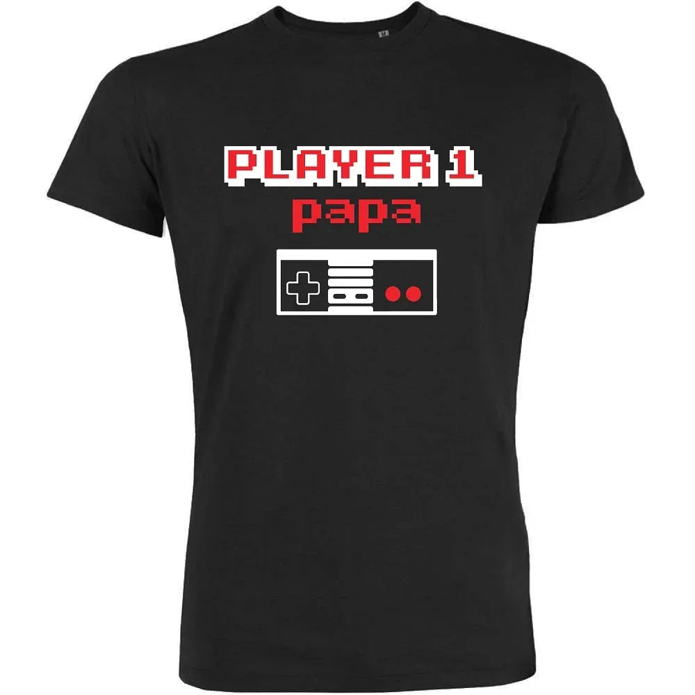 Player 1 Dad Men's Organic Tee