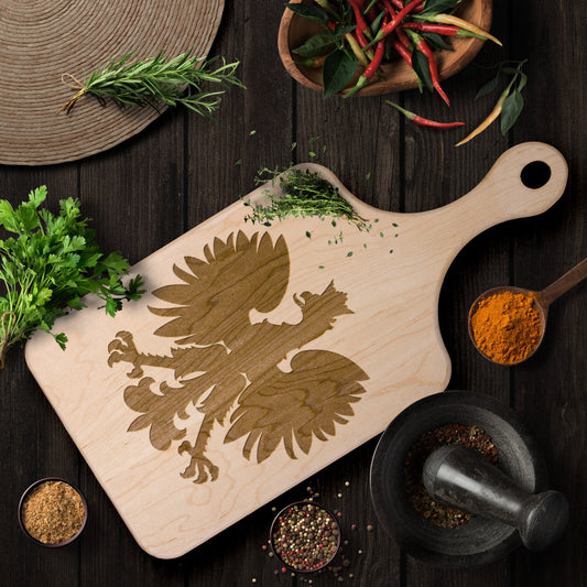 Polish Eagle Hardwood Paddle Cutting Board