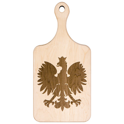 Polish Eagle Hardwood Paddle Cutting Board