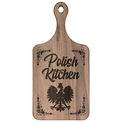 Polish Kitchen Hardwood Paddle Cutting Board