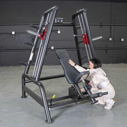 Power Leverage V2 Convergent Bench - Muscle D Fitness - Incline, Shoulder Press