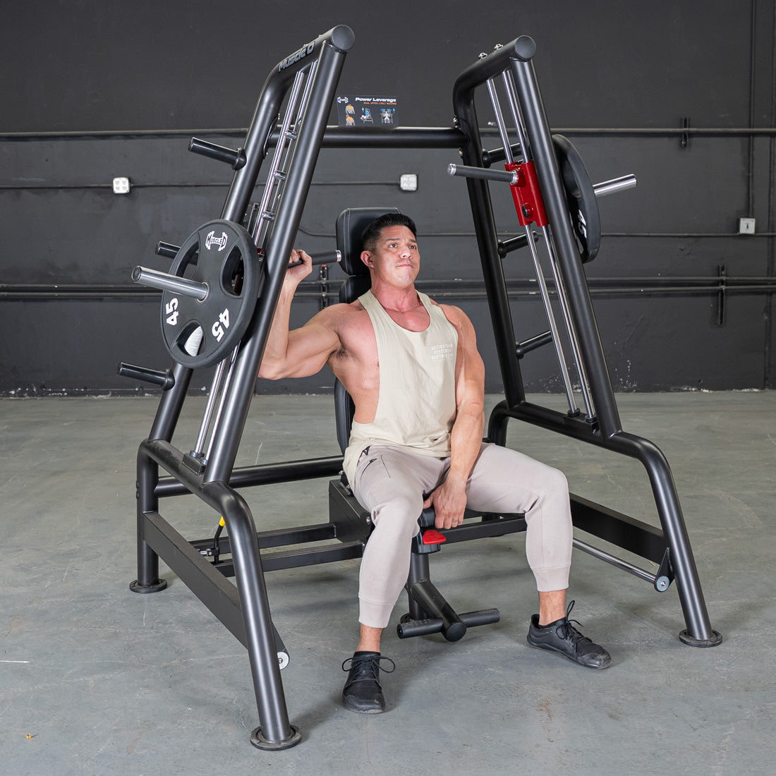 Power Leverage V2 Convergent Bench - Muscle D Fitness - Incline, Shoulder Press