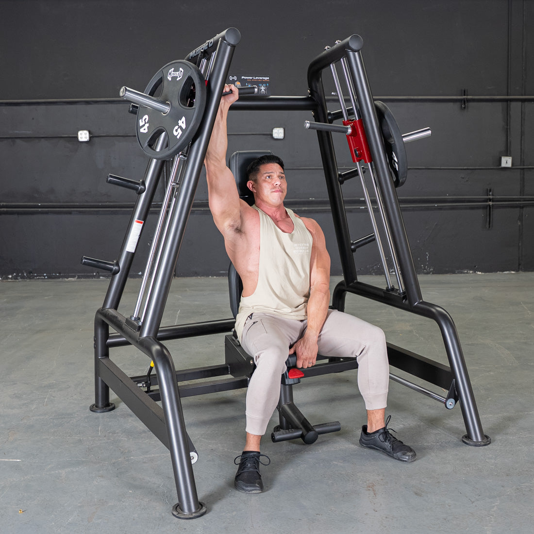 Power Leverage V2 Convergent Bench - Muscle D Fitness - Incline, Shoulder Press