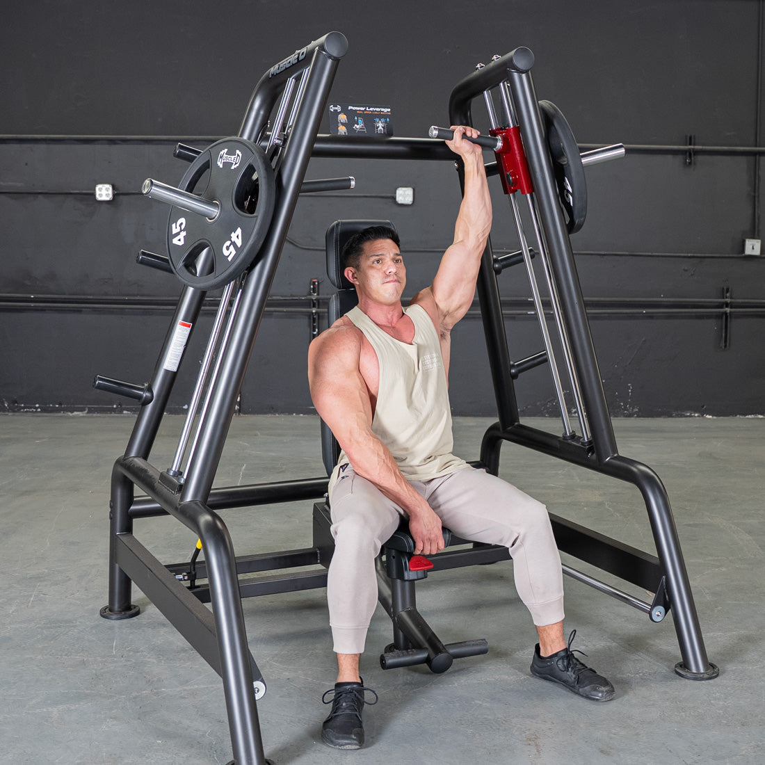 Power Leverage V2 Convergent Bench - Muscle D Fitness - Incline, Shoulder Press
