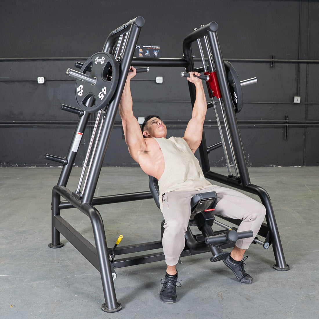 Power Leverage V2 Convergent Bench - Muscle D Fitness - Incline, Shoulder Press