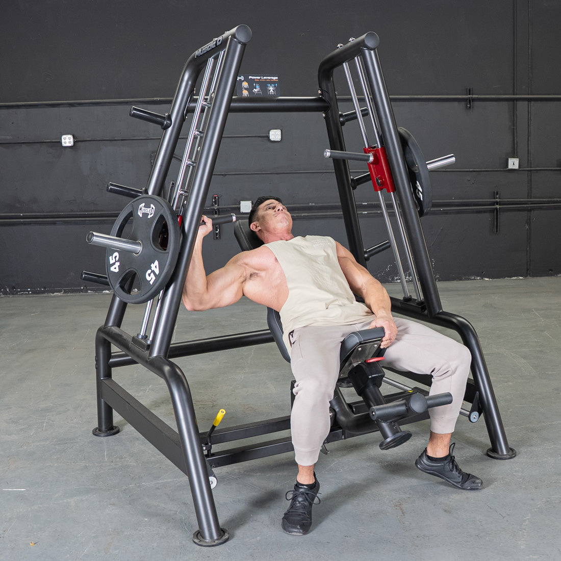 Power Leverage V2 Convergent Bench - Muscle D Fitness - Incline, Shoulder Press