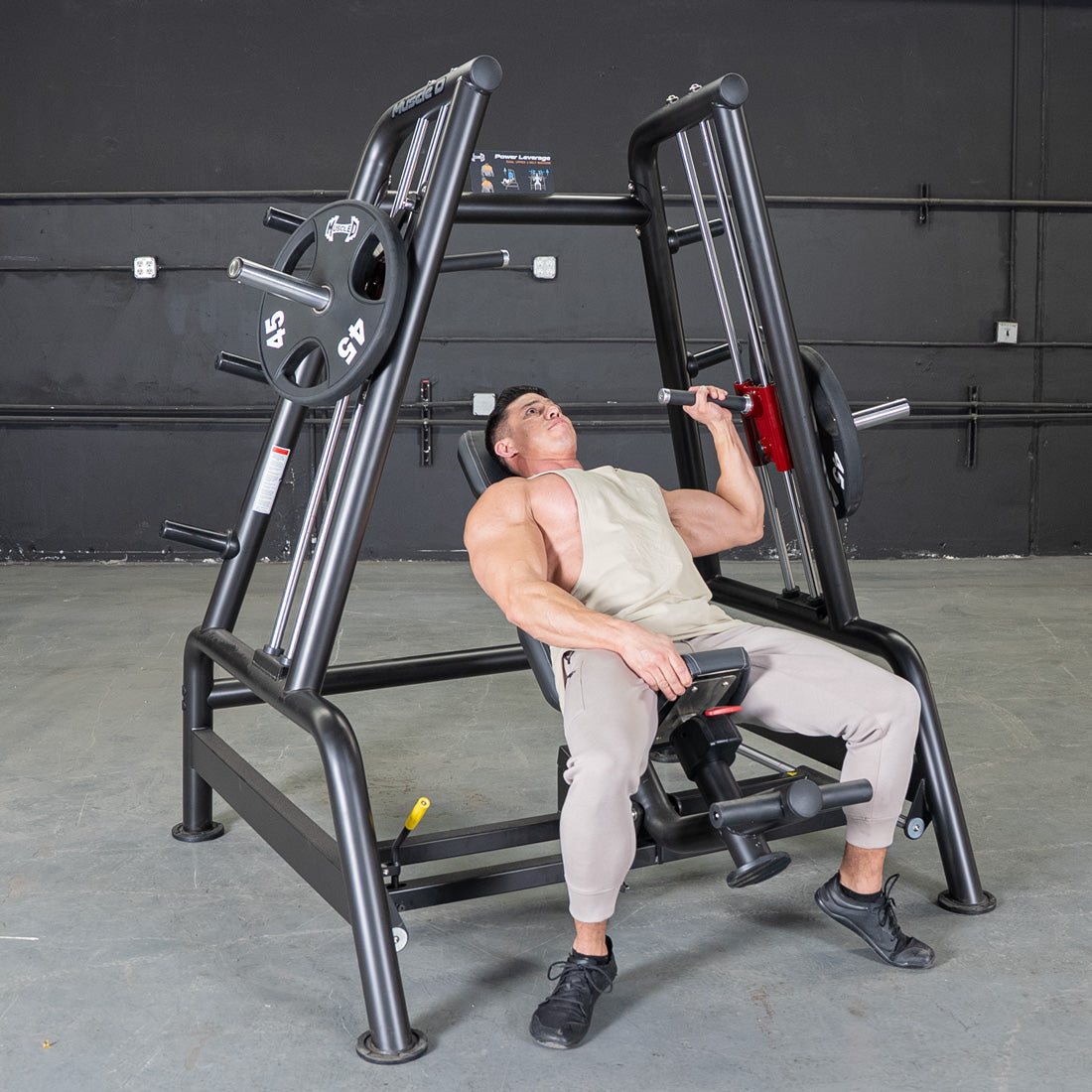 Power Leverage V2 Convergent Bench - Muscle D Fitness - Incline, Shoulder Press