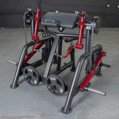 Power Leverage V2 Iso Lateral Biceps Curl / Preacher Curl - Muscle D Fitness