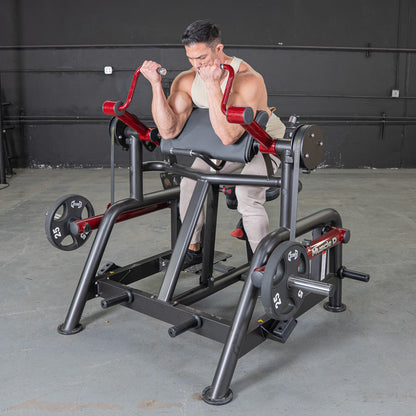 Power Leverage V2 Iso Lateral Biceps Curl / Preacher Curl - Muscle D Fitness