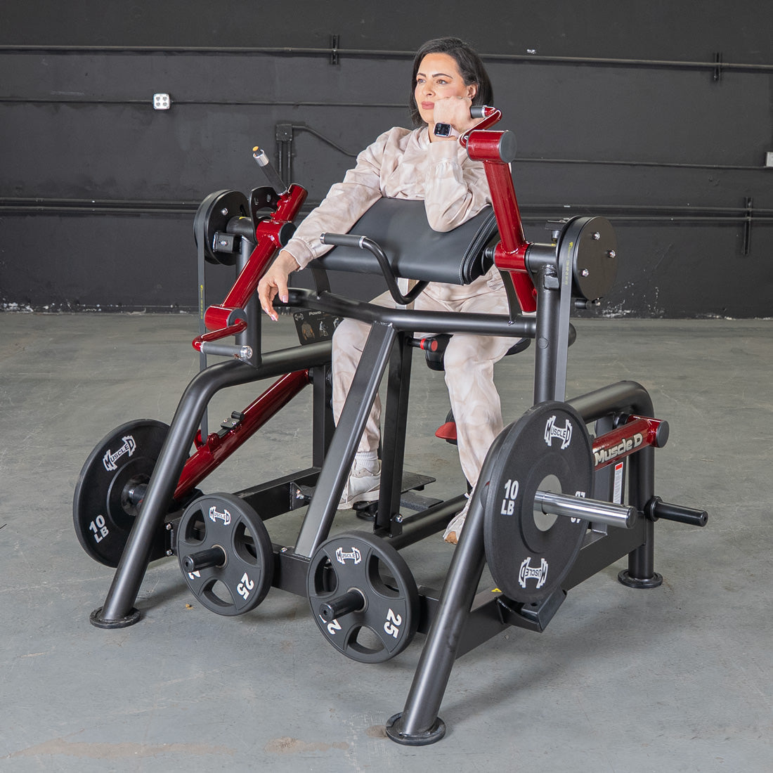 Power Leverage V2 Iso Lateral Biceps Curl / Preacher Curl - Muscle D Fitness