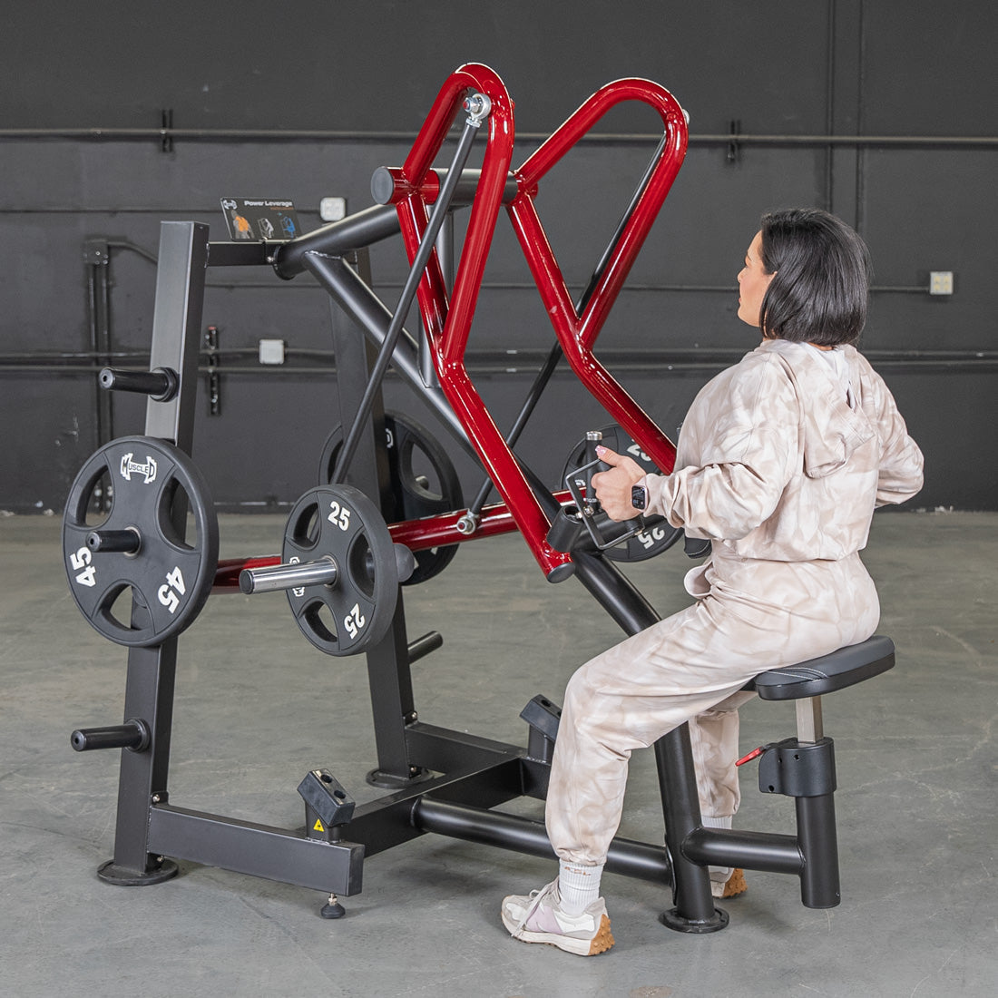 Power Leverage V2 Rotating Handle Low Row - Muscle D Fitness