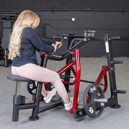 Power Leverage V2 Dual Hinge Seated Row | Muscle D Fitness