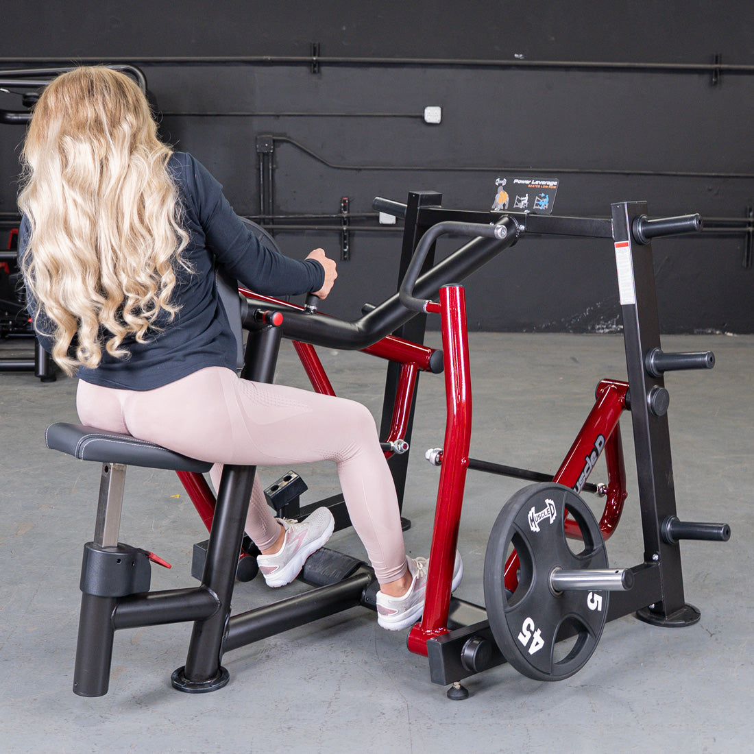 Power Leverage V2 Dual Hinge Seated Row | Muscle D Fitness