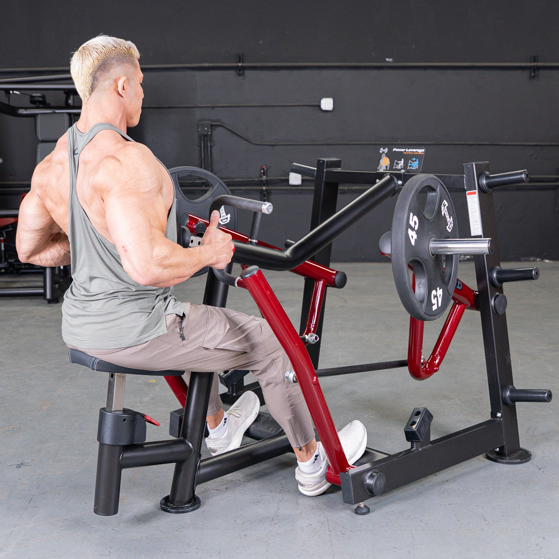 Power Leverage V2 Dual Hinge Seated Row | Muscle D Fitness