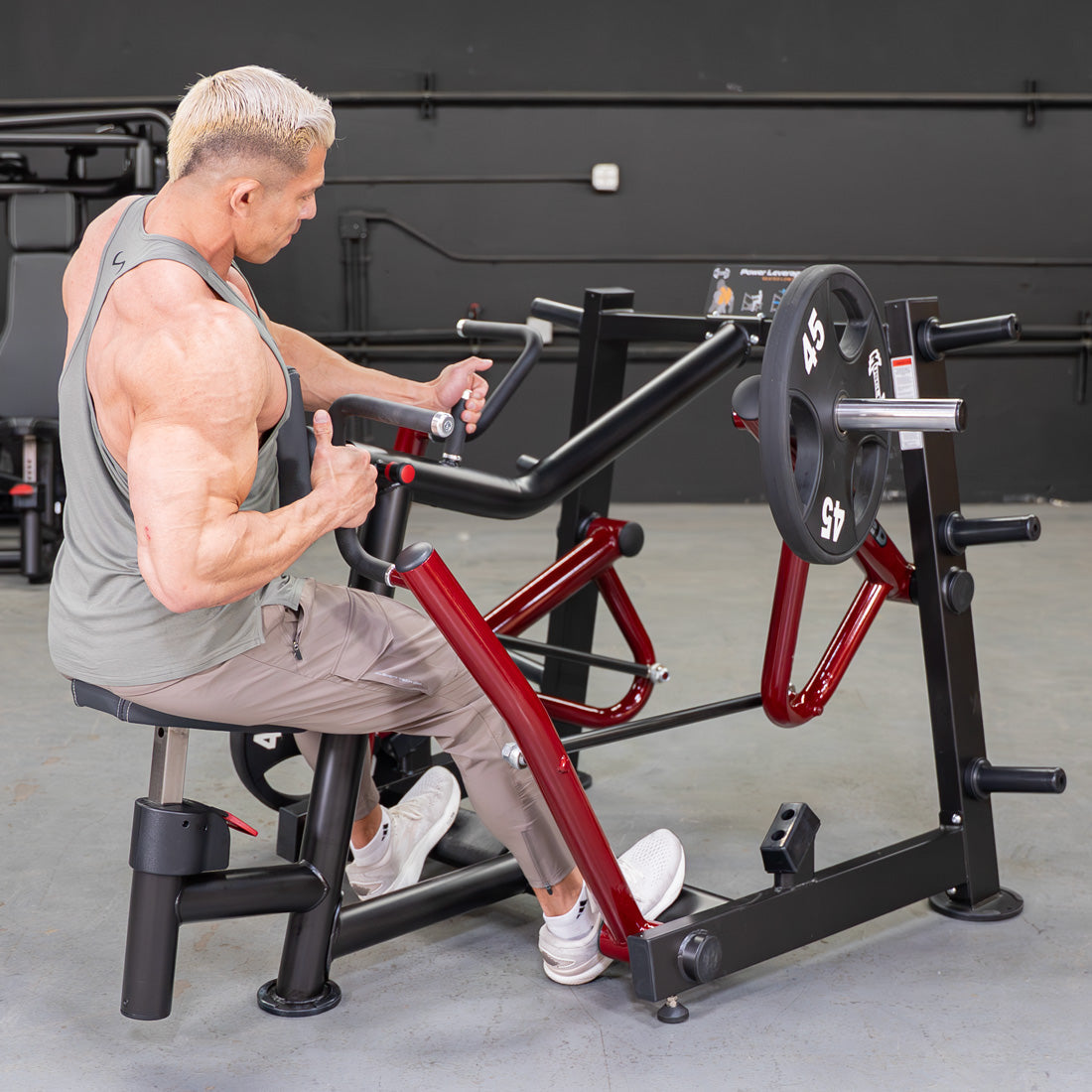 Power Leverage V2 Dual Hinge Seated Row | Muscle D Fitness