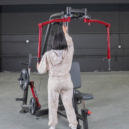Power Leverage V2 Seated Pec Fly / Rear Delt Combo - Plate Loaded - Weight Storage Included