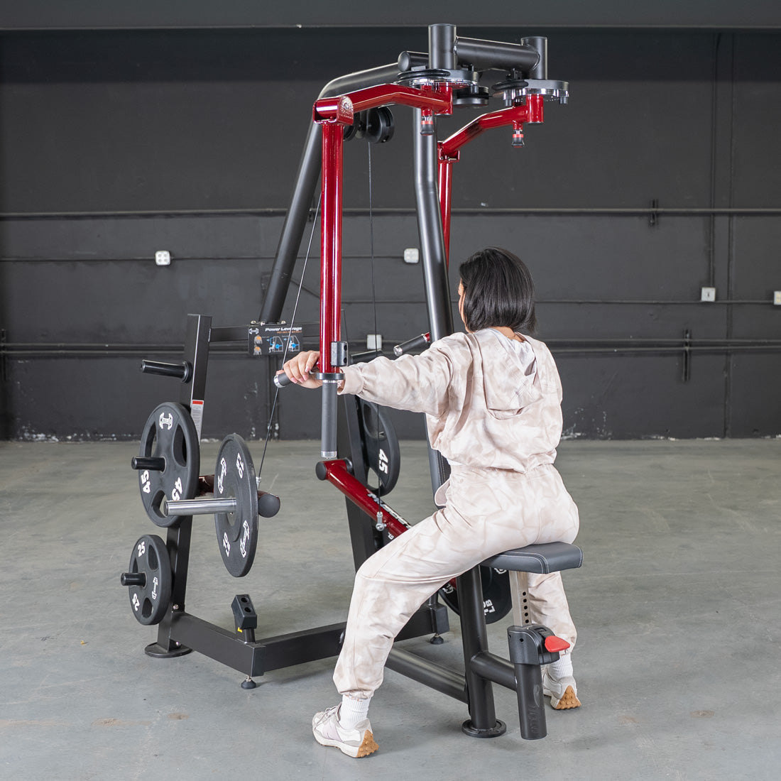 Power Leverage V2 Seated Pec Fly / Rear Delt Combo - Plate Loaded - Weight Storage Included