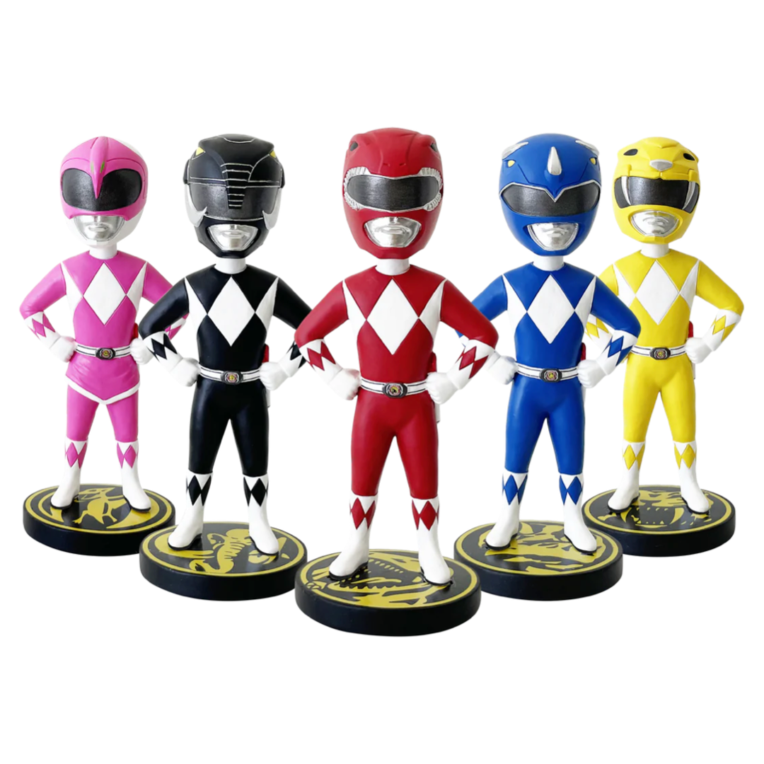 Power Rangers Bobblehead Set