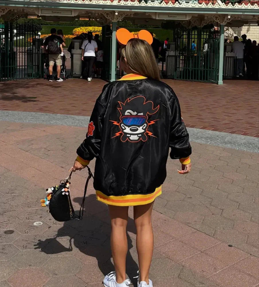 Powerline Black Varsity Jacket