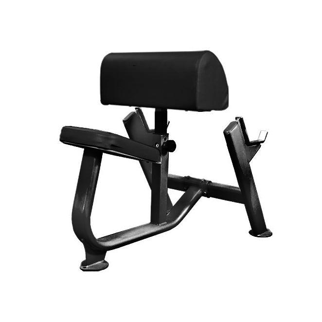 Preacher Curl Bench - Muscle D Fitness - 11 Gauge Steel - Adjustable Seat - Commercial Upholstery