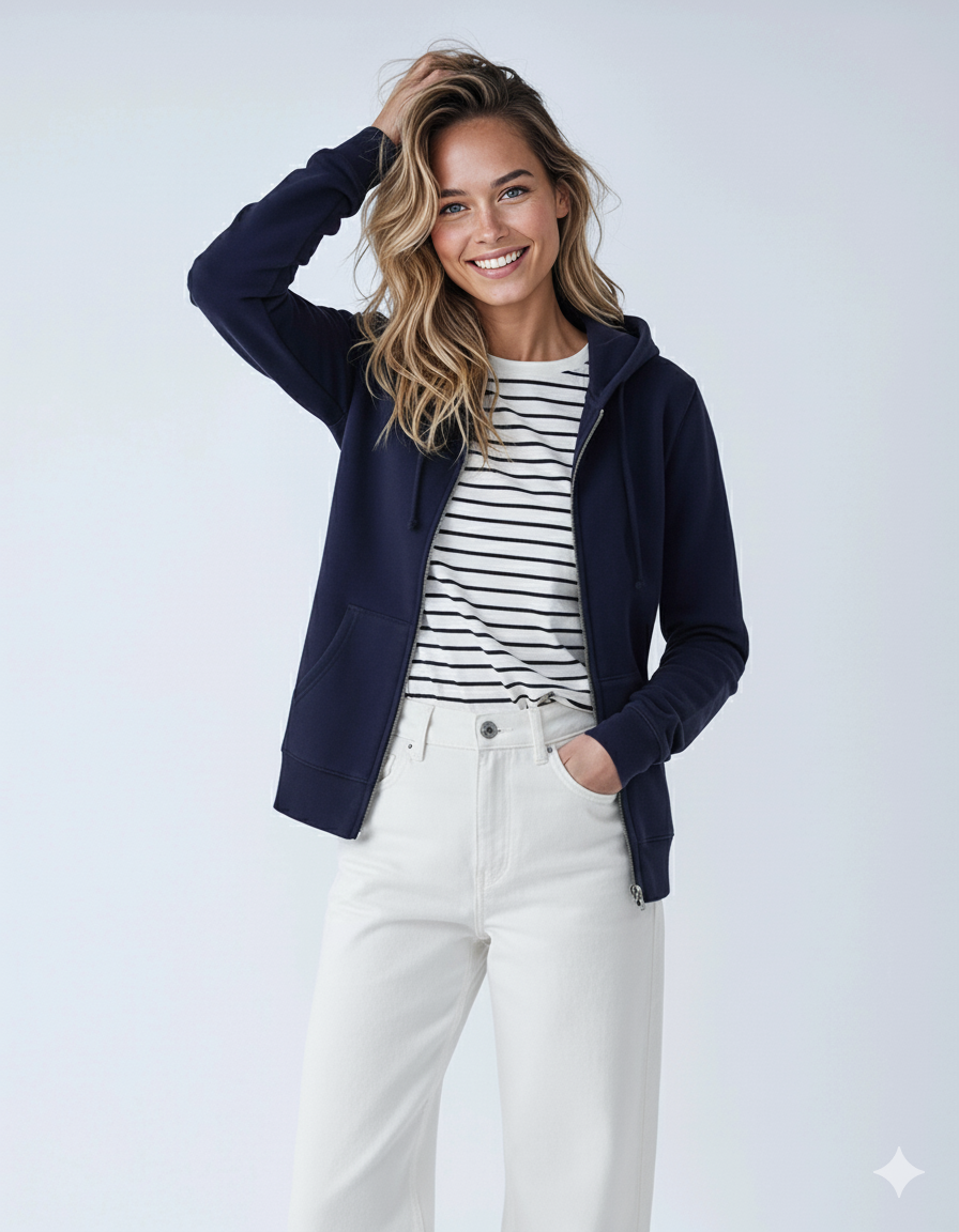 Hoodie Zip Midweight P2008