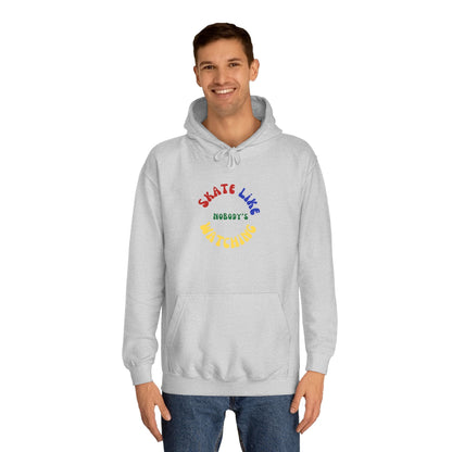 Primary Skate Like Nobody's Watching Unisex Hoodie