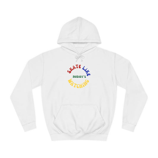 Primary Skate Like Nobody's Watching Unisex Hoodie
