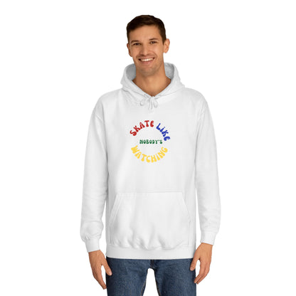 Primary Skate Like Nobody's Watching Unisex Hoodie