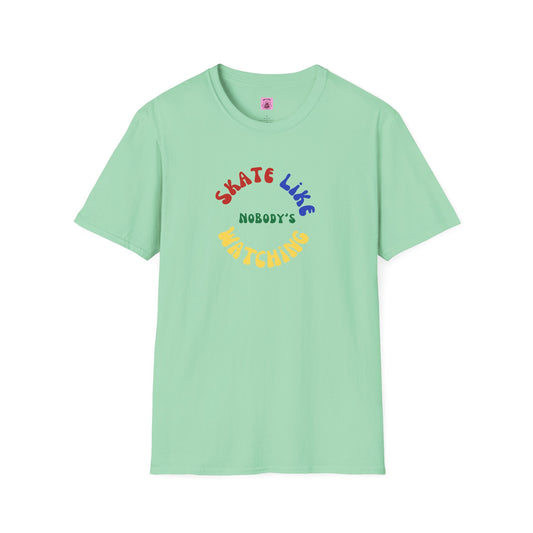 Primary Skate Like Nobody's Watching Unisex T-Shirt