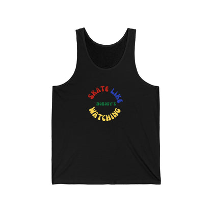 Primary Skate Like Nobody's Watching Unisex Tank