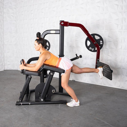 Pro Strength Booty Shaper - Muscle D Fitness - Adjustable, Plate Loaded, Glute Kick