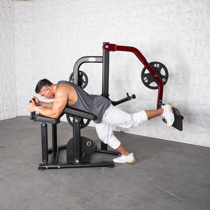 Pro Strength Booty Shaper - Muscle D Fitness - Adjustable, Plate Loaded, Glute Kick