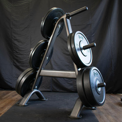 Pro Bumper Training Plates with Center Steel Hub - Muscle D Fitness - Virgin Rubber