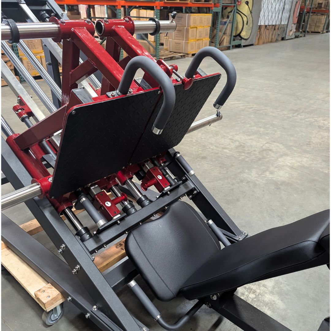 Pro Strength Dual Leg Press - Muscle D Fitness - Plate Loaded - Iso-Lateral - 45-Degree