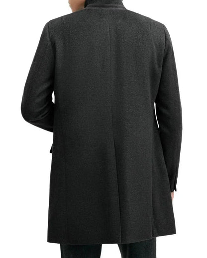 All Saints Charcoal Grey Hargrove Coat
