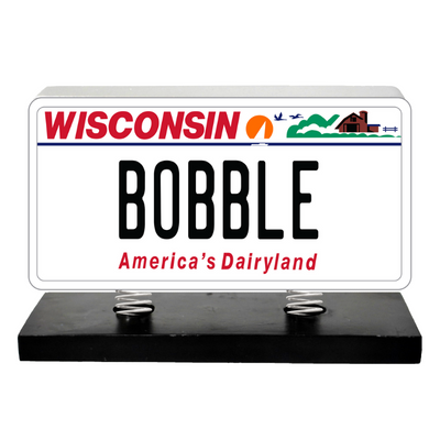 License Plate Bobbles