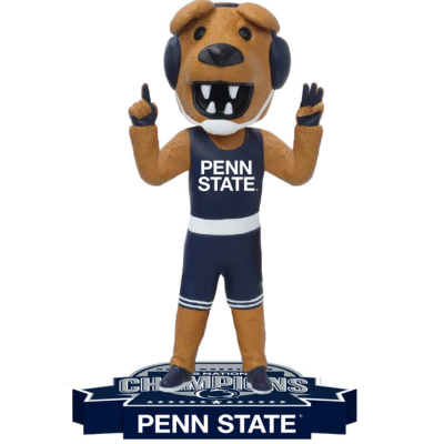 The Nittany Lion Penn State Nittany Lions Mascot 2025 NCAA Wrestling National Champions Bobblehead