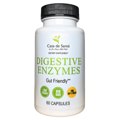 FODMAP Digestive Enzymes | Low FODMAP Gut Friendly Support for Heavy Meals & Bloating