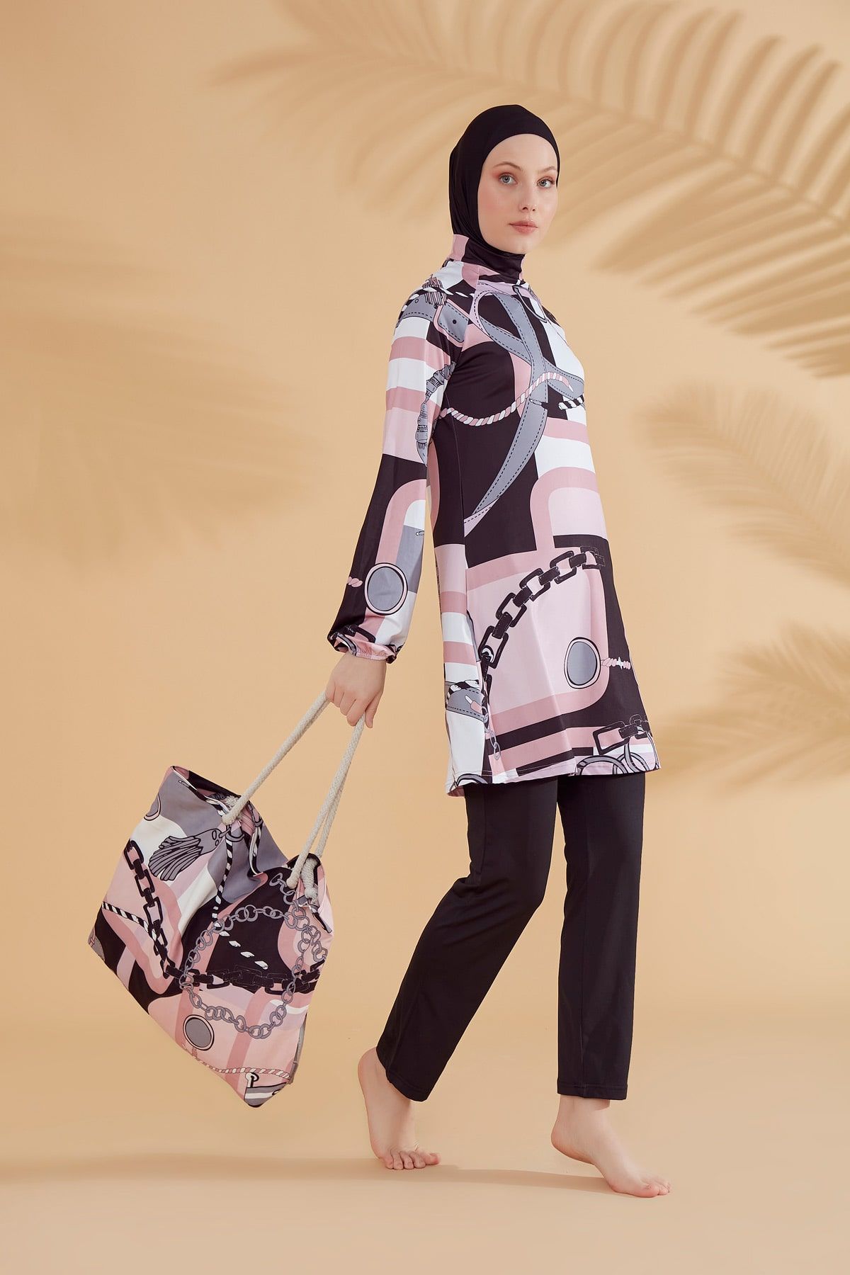 Pink Beach Bag C2303