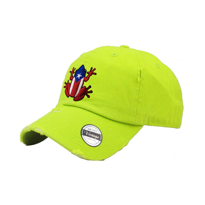 Puerto Rico Vintage hat with Coqui Logo