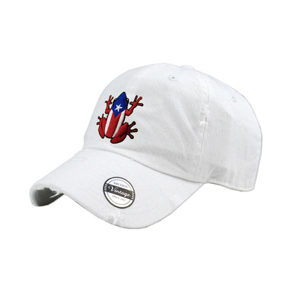 Puerto Rico Vintage hat with Coqui Logo