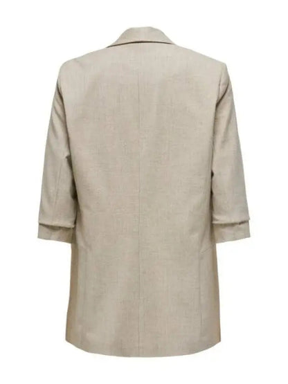 Pushers S01 Jade Asha Grey Ruched Sleeve Blazer
