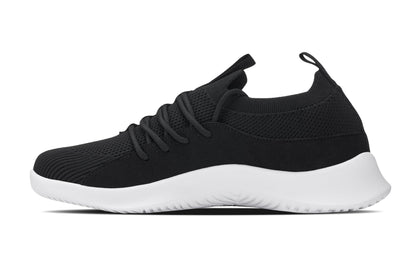 CALTO - Q132 - 2.4 Inches Taller (Black/White Sole) - Ultra Lightweight Sneakers - Triathlete Store