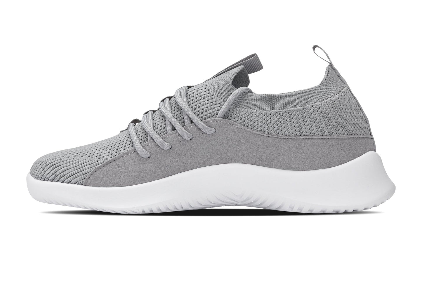 CALTO - Q134 - 2.4 Inches Taller (Light Gray/White Sole) - Ultra Lightweight Sneakers - Triathlete Store