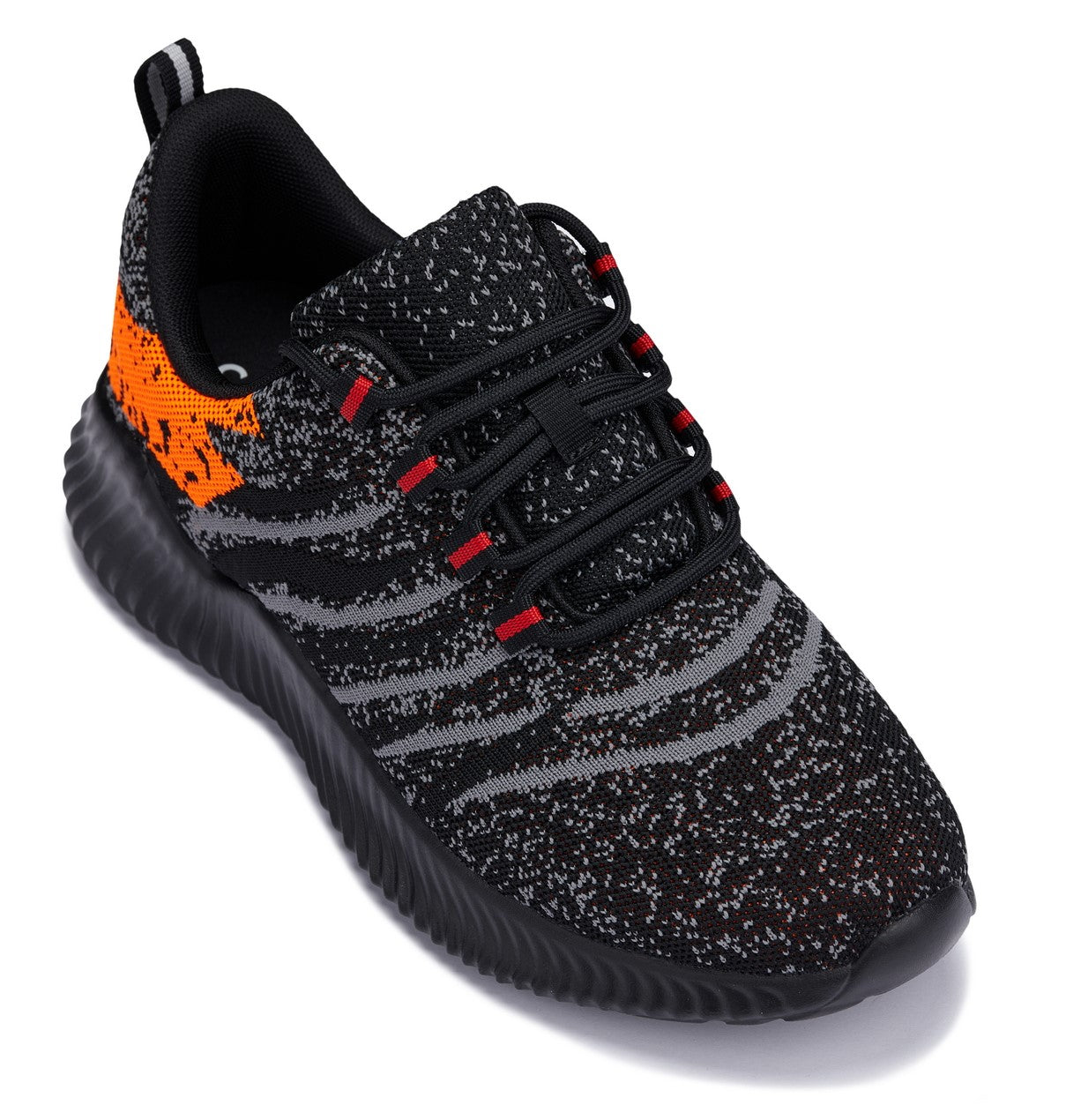 CALTO - Q219 - 2.8 Inches Taller (Neon Orange/Black/Grey) - Ultra Lightweight - Triathlete Store