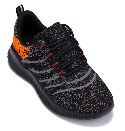 CALTO - Q219 - 2.8 Inches Taller (Neon Orange/Black/Grey) - Ultra Lightweight - Triathlete Store