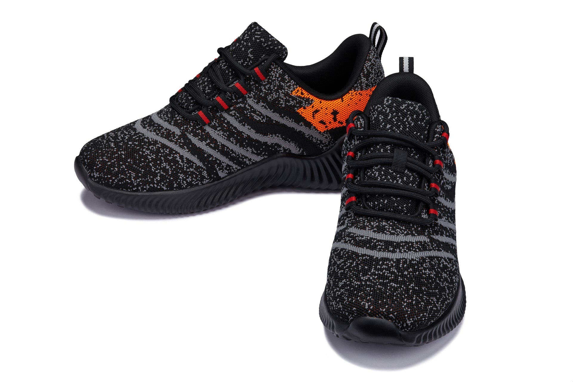 CALTO - Q219 - 2.8 Inches Taller (Neon Orange/Black/Grey) - Ultra Lightweight - Triathlete Store